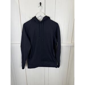 Lululemon Men's Small Blue Pullover Hoodie - Polyester
